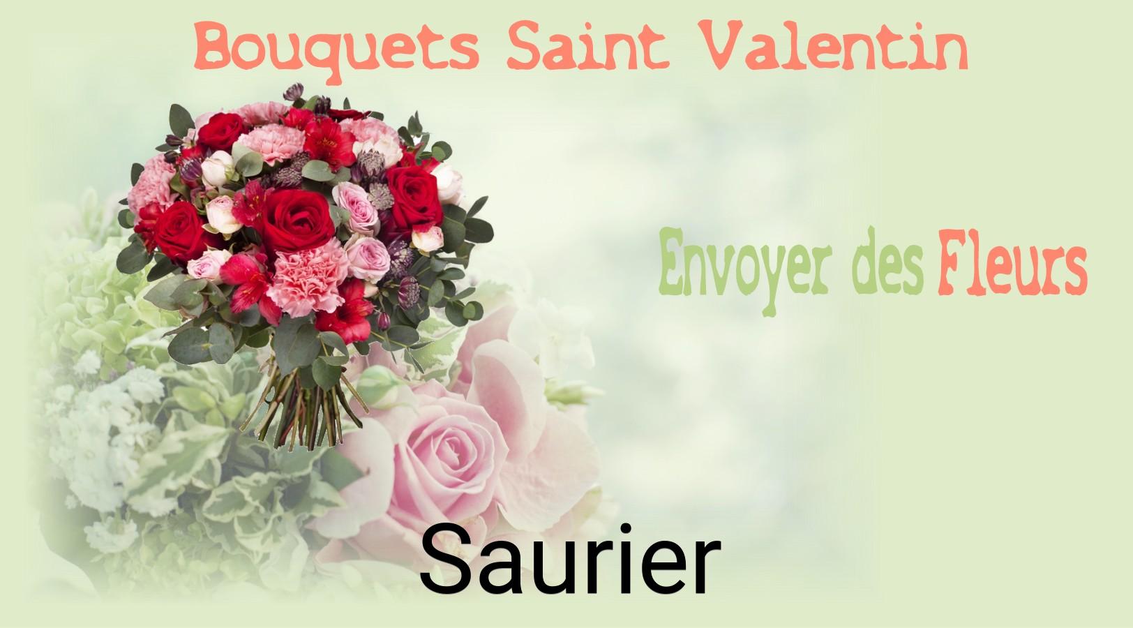 Roses de Saint-Valentin livrées à Saurier